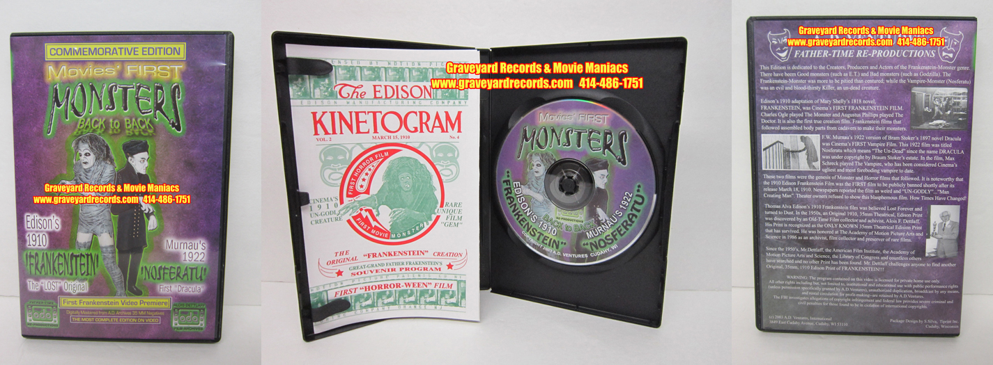 Edison's Frankenstein (1910) DVD